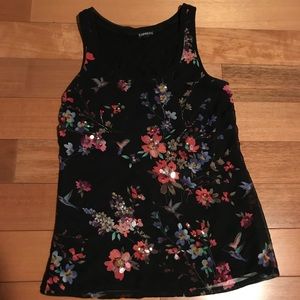 Express beaded embellished tank